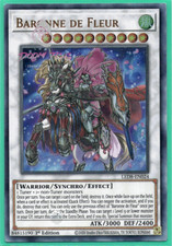 Yugioh! Baronne de Fleur LED8-EN024 (UR) 1st Ed "Fleur/Synchro Support"