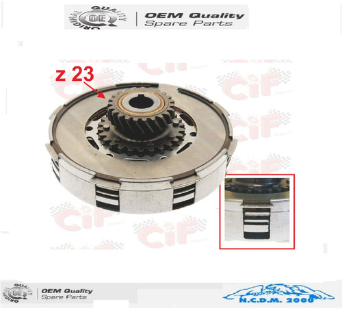 Embrayage complet z23 vespa - complet,