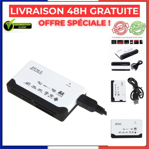 Lecteur cartes mémoire usb - cartes,
