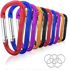 Carabiner Clip, 10 Pack