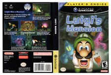 Luigi's Mansion Nintendo GameCube Replacement Cover Art Player's Choice Official