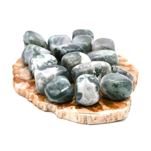 Pierre roulée agate mousse - agate,