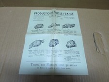 Old advertising ANNEMASSE WATCHMAKING (74) watches production SWITZERLAND FRANCE