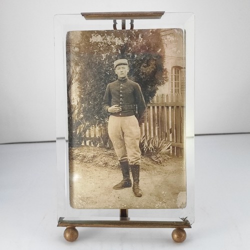Ancien cadre photo laiton - photo,
