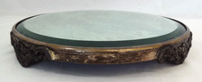Antique Footed Plateau Mirror