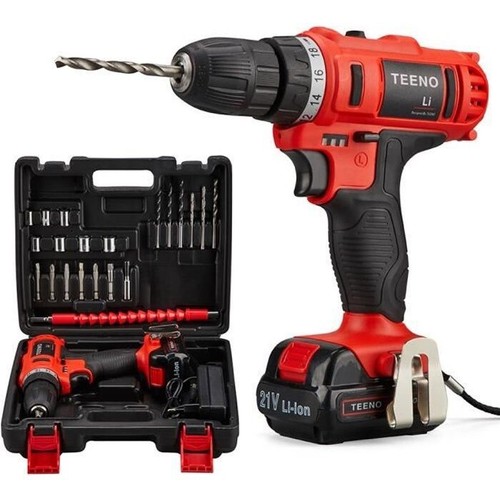 Perceuse visseuse sans fil 21v - perceuse,