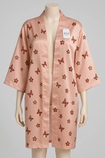 Peignoir en satin rose