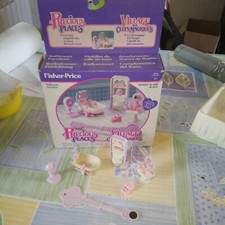 PRECIOUS PLACES village aux clefs magiques FISHER PRICE 1988 - bathroom