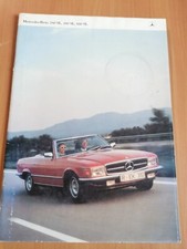 CATALOGUE BROCHURE MERCEDES-BENZ 280SL 380SL 500SL  #R3