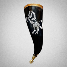 Corne à Boire Viking Cheval