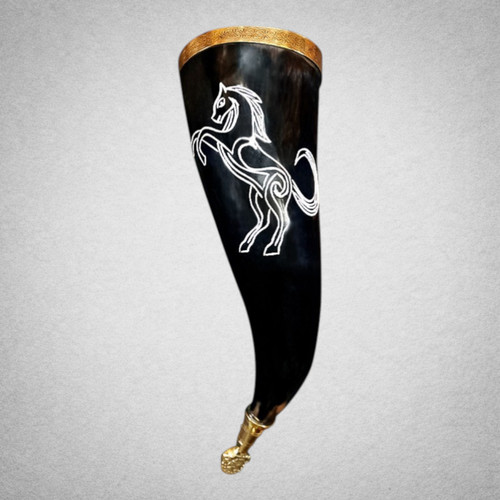 Corne boire viking cheval - viking,