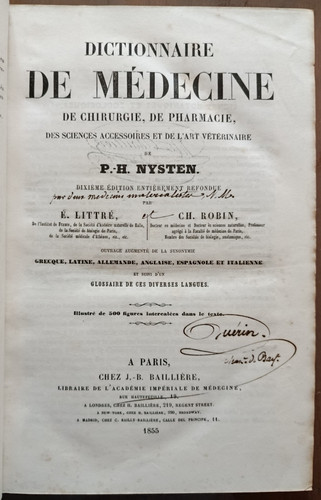 Ancien livre - (1855),