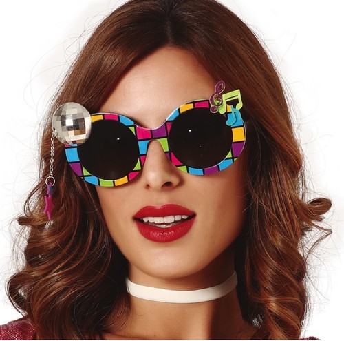 Lunettes disco boule - boule,