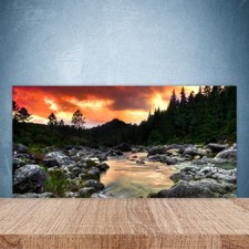 Crédence de cuisine en verre