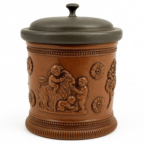 Pot tabac ancien grès - ancien, en