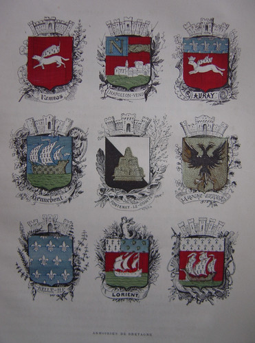 Gravure des armoiries - gravure, de