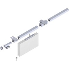 Portail Coulissant Set Helm Porte Semblait Support Plafond Acier Massif 4000