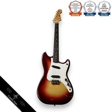 Guitare électrique Fender Duo Sonic 1962 Sunburst dalle Jacaranda...