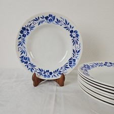 Assiettes Creuses Bleues