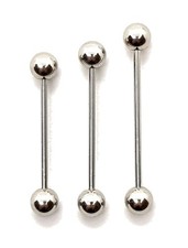 Nipple Bar Straight Titanium