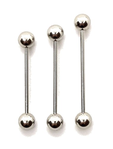 Nipple bar straight titanium - nipple,