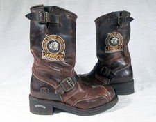 Bottes moto en cuir Sendra