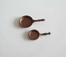 PLAYMOBIL (1452) DISHES - set of 2 copper kitchen stoves 1900 or modern