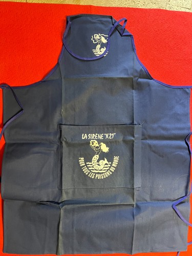 Pêche ancien tablier la - /,