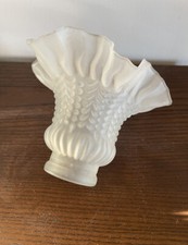 ANCIEN GLOBE TULIPE  EN VERRE