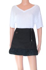 Mini jupe portefeuille bleu