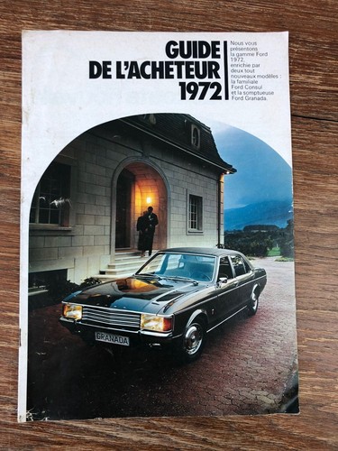 Brochure automobile guide - guide, de