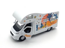 Model car miniature camper 1:34-39 white