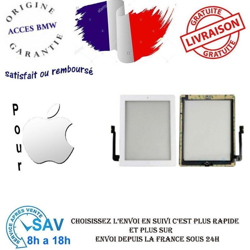 Ecran ipad blanc vitre - ipad,