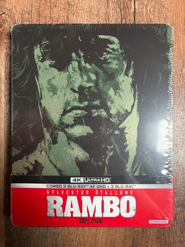 Rambo trilogy steelbook 4k - rambo, w.