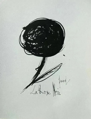 Bernard buffet la rose - bernard,