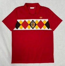 Belgium 1984 Adidas Originals Football Shirt #16 Enzo Scifo Size: Adults Medium