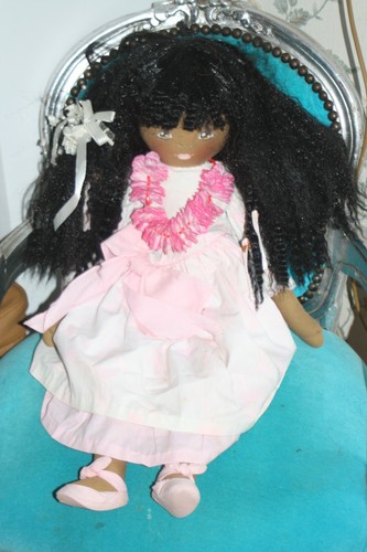 Poupee metisse chiffon - poupee,