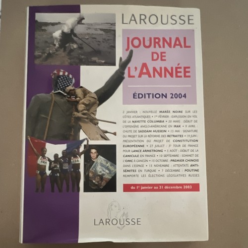 Larousse journal l année - larousse,
