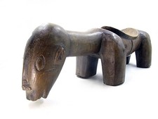 Tabouret cheval Sénoufo de