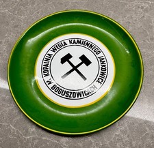 Ancienne plaque en métal mine de charbon dur Jankowice à décor mural...