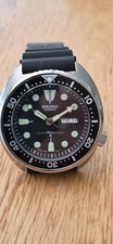 Seiko  automatic divers watch 7s26 Modded 6309 7040 turtle style case + dial