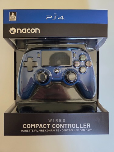 Manette ps4 bleue nacon - manette,