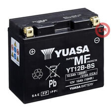 YUASA YT12B-BS 12V 10Ah BATTERY DUCATI HYPERMOTARD 1100 S 2007 2008 2009
