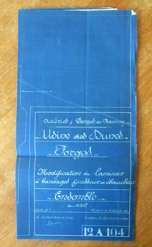 Ancien plan usine des dunes - plan,