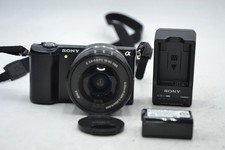 Sony Alpha a5000 Mirrorless Digital Camera with 16-50mm Lens Black 4,958 Shutter