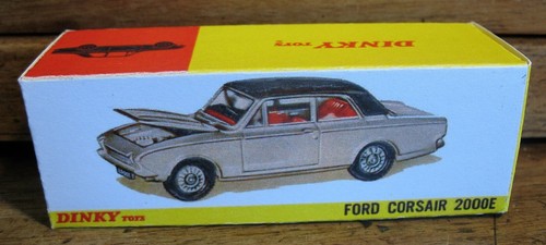 Dinky toys boite vide repro - boite,
