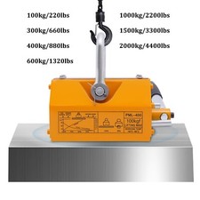 100kg-2000kg Magnetic Lifter, Heavy Duty Steel Magnet Lifting Hoist Crane