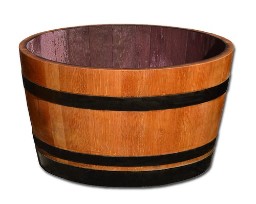 Demi tonneau vin bois de - en,