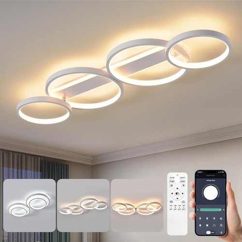 Plafonnier led moderne 48w - plafonnier,