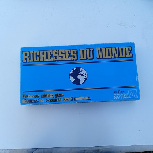 Richesses monde jeu - du,